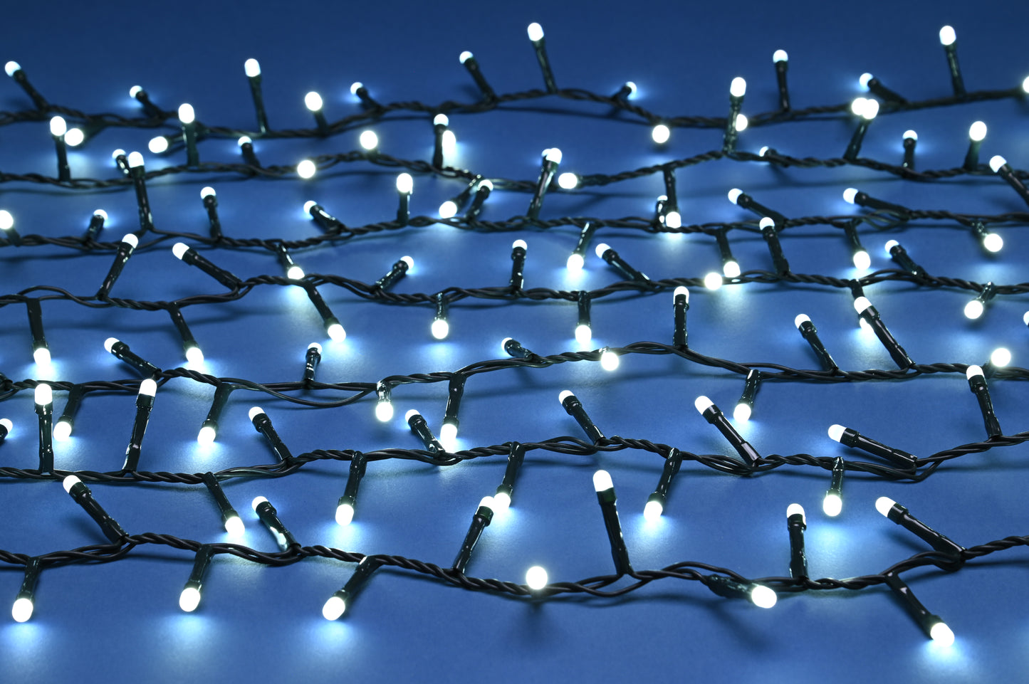 500 Festive White Glow Worm Lights