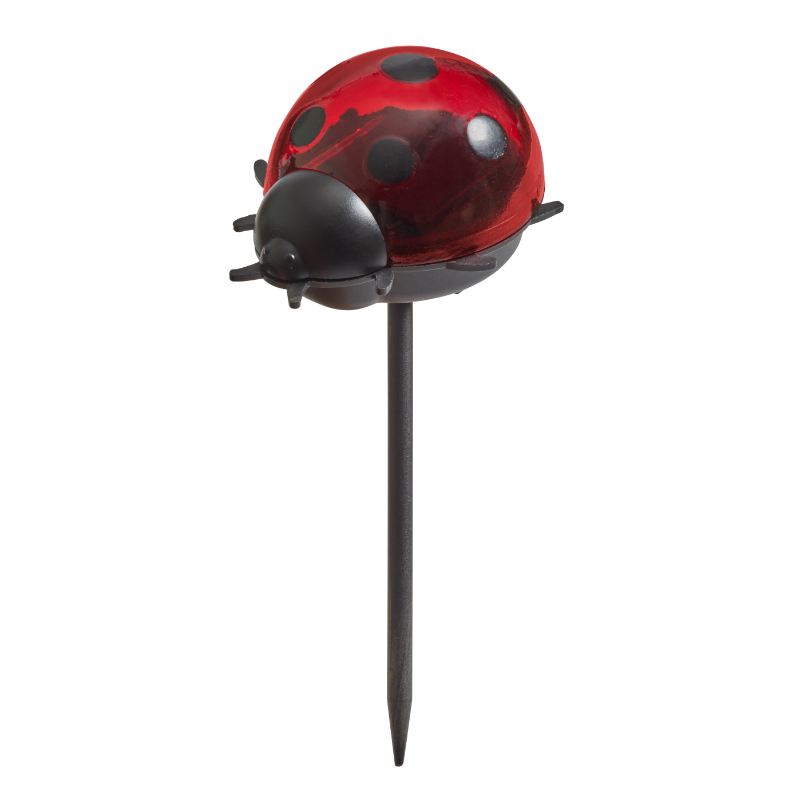 Ladybird Stake Lights Solar Powered Pack of 3