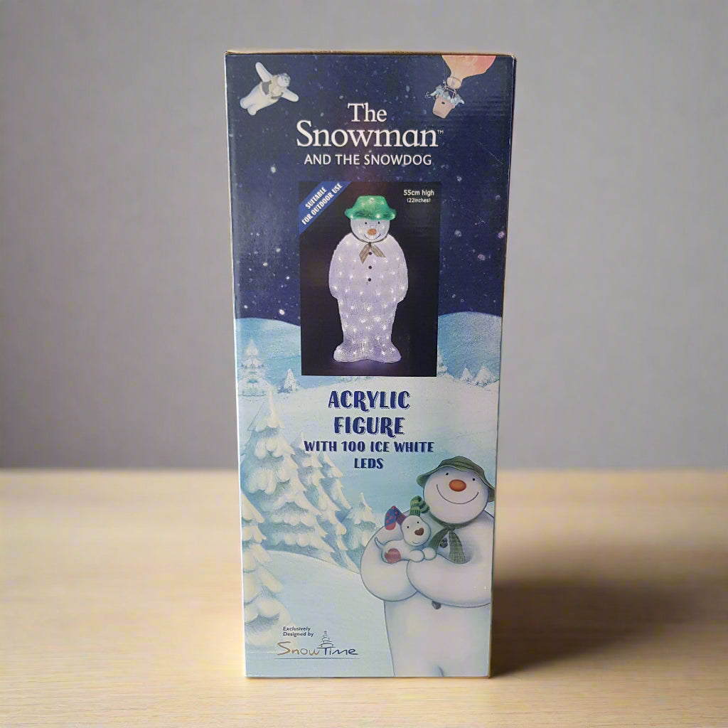 The Snowman Acrylic LED Decoration 55cms Outdoor Indoor