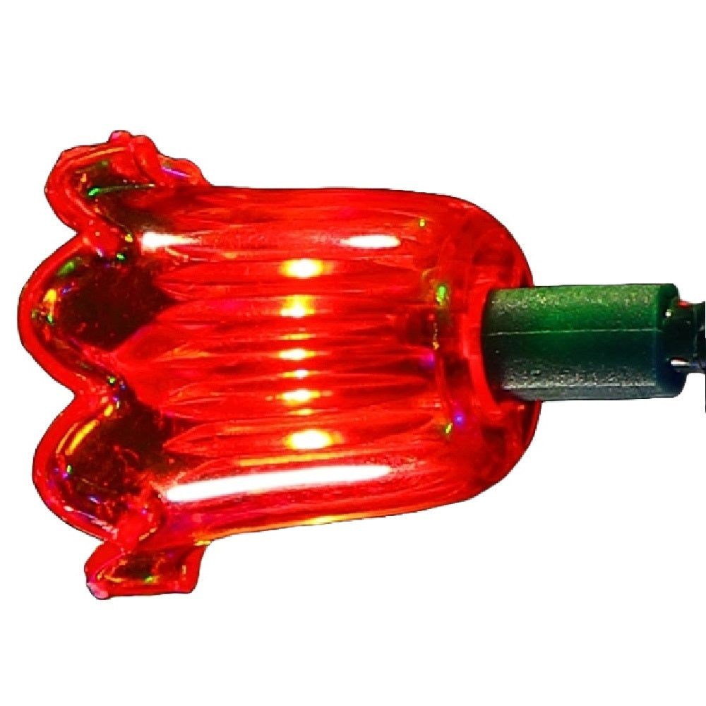 20 Vintage Style Canterbury Belles Lights Battery Operated Multicoloured