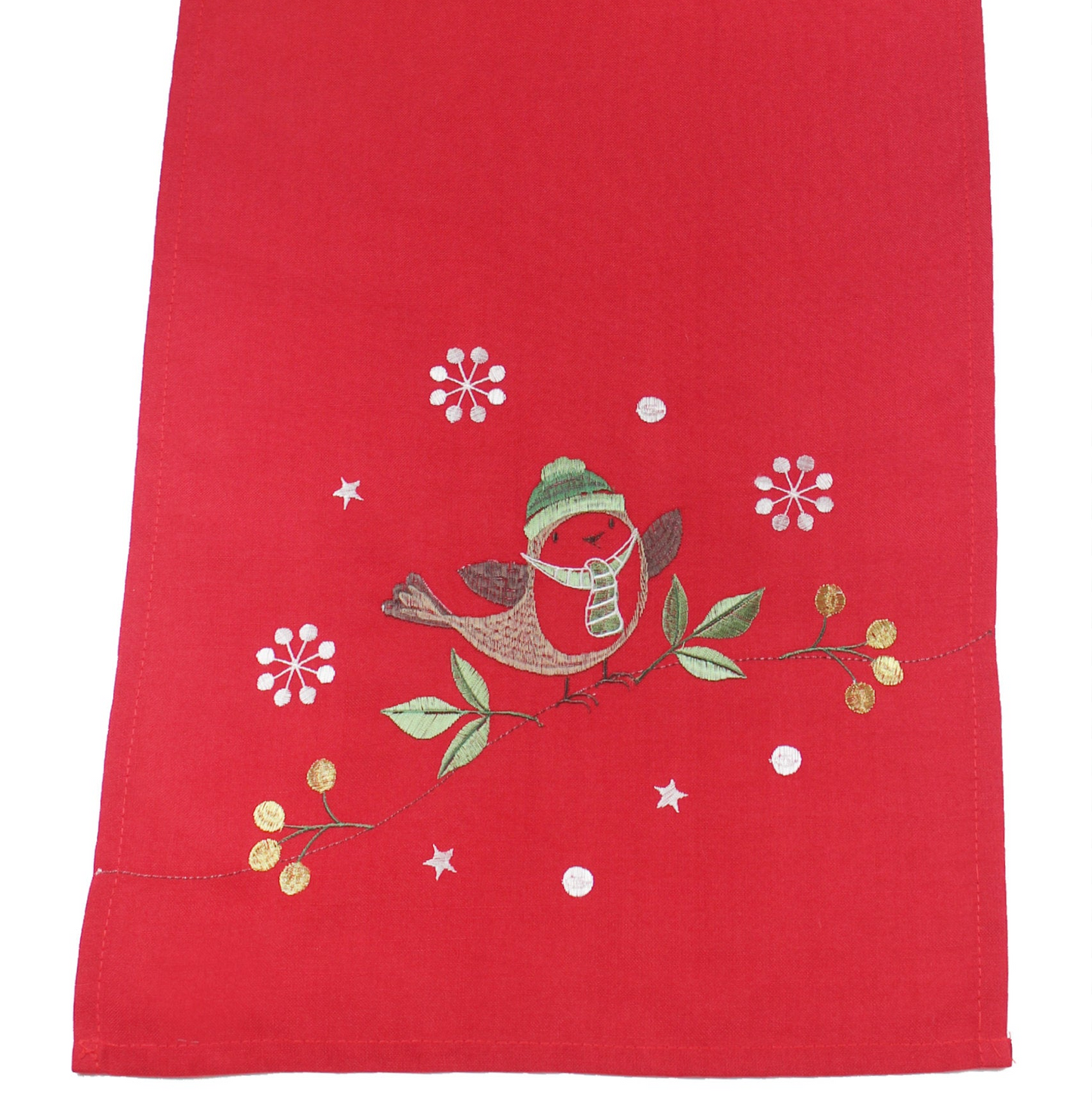 Peggy Wilkins Chirpy Christmas Table Runner