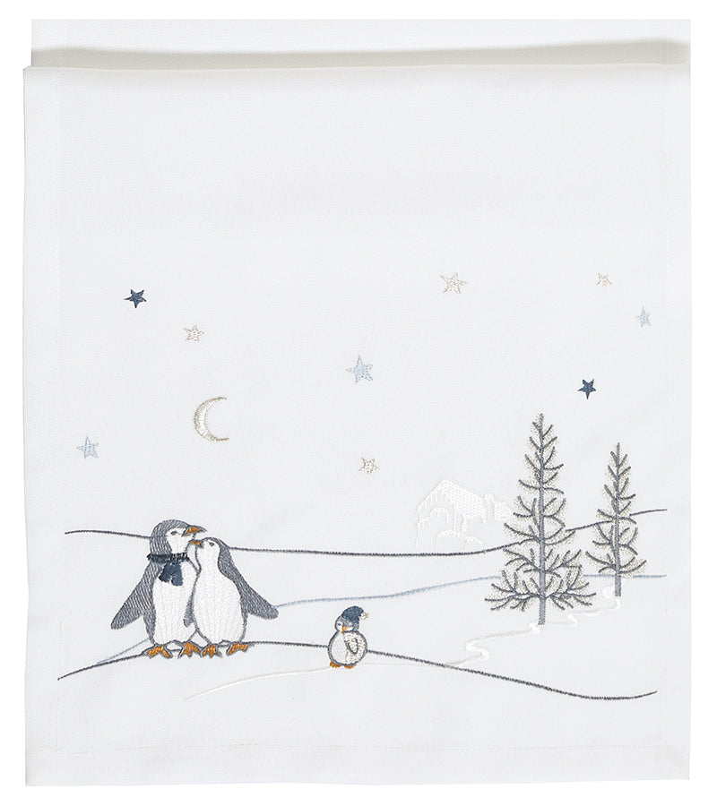 Walton & Co Penguins Christmas Table Runner