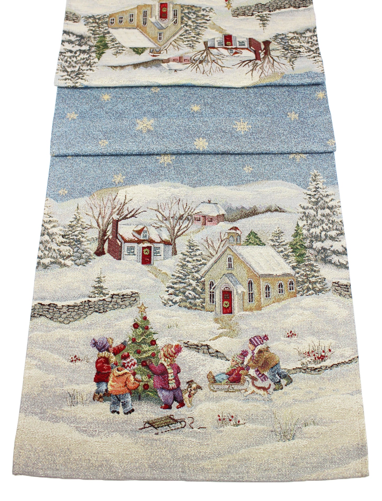 Peggy Wilkins Frost Fun Christmas Table Runner 47 X 180cm