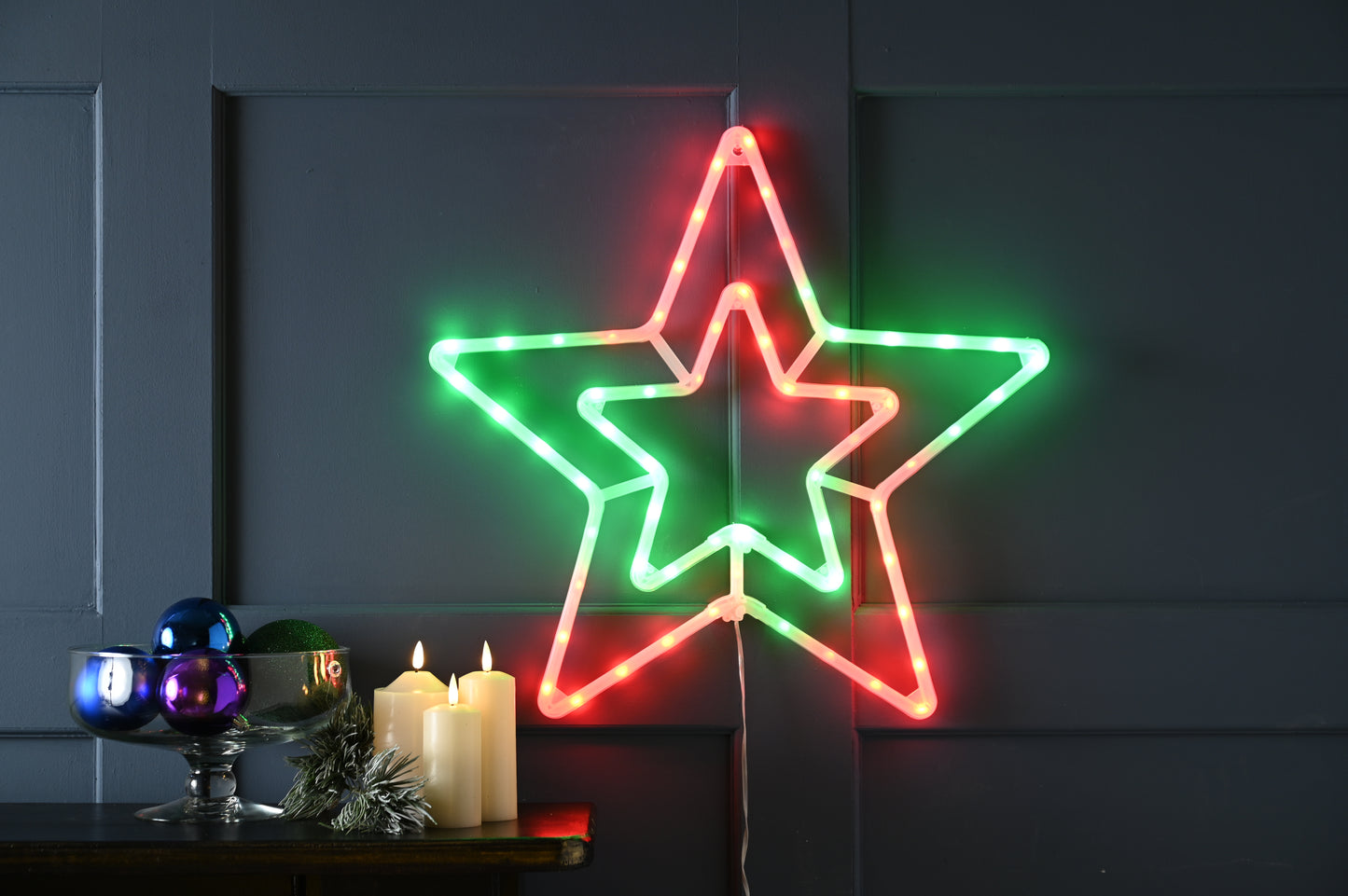 Colour Changing Digital Star with Remote 56cm Outdoor or Indoor Decoration