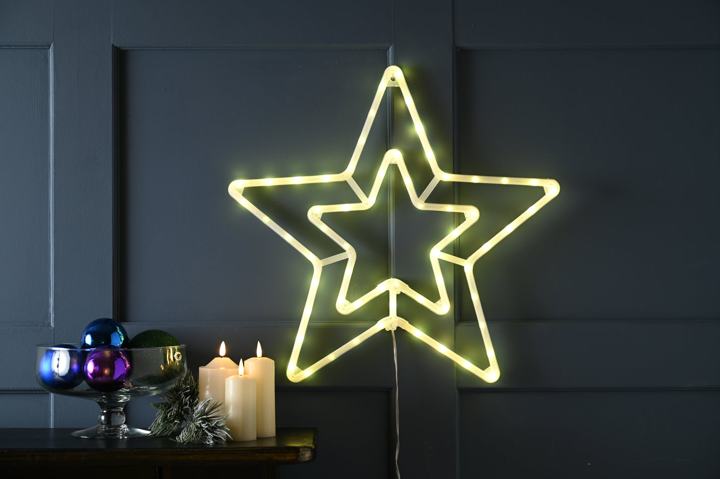 Colour Changing Digital Star with Remote 56cm Outdoor or Indoor Decoration