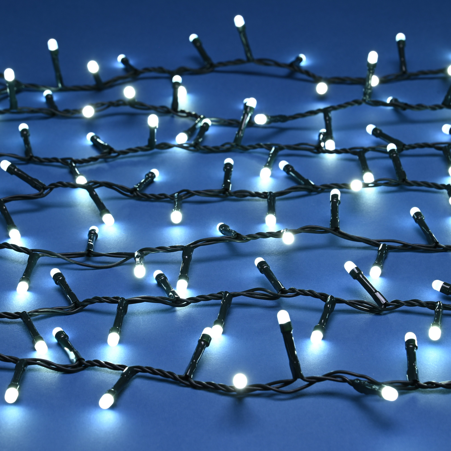 500 Glow Worm Lights Cool White Multifunction with Timer