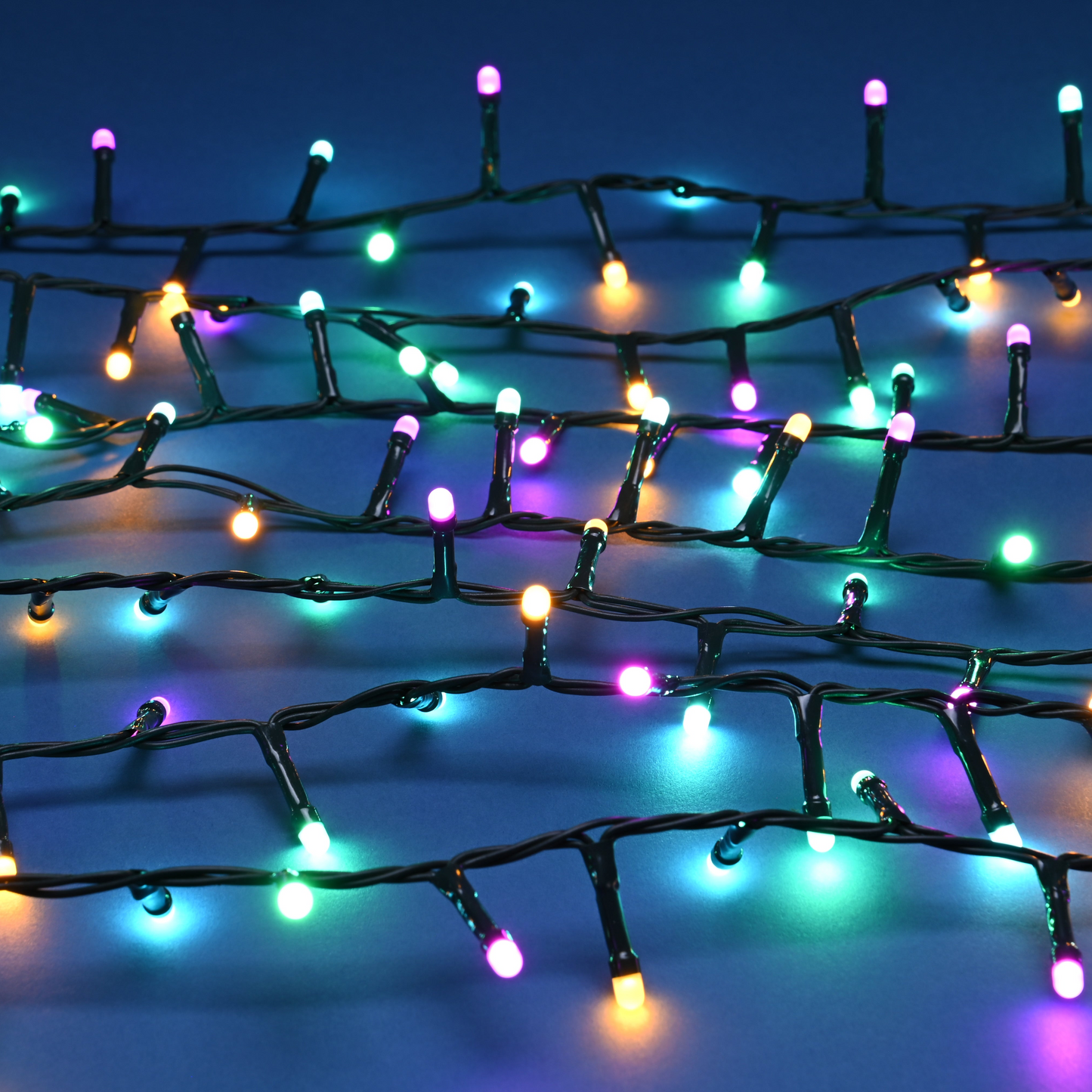 1000 Glow Worm Lights Aurora Multicoloured Multifunction with Timer