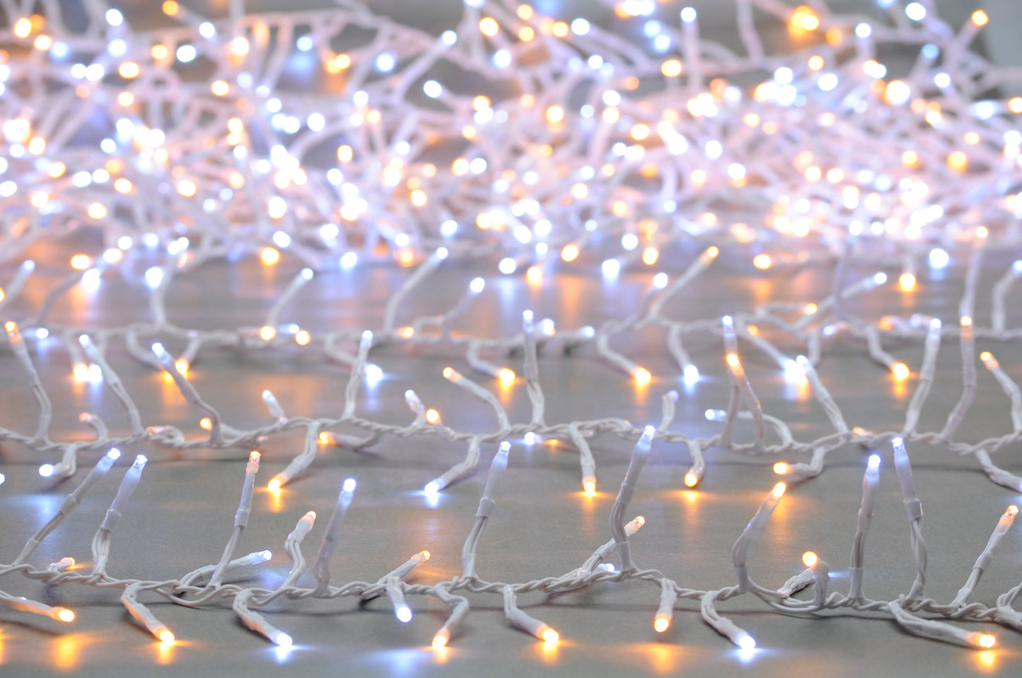 750 Cluster Lights Cool White and Warm White Mix Multifunction Timer