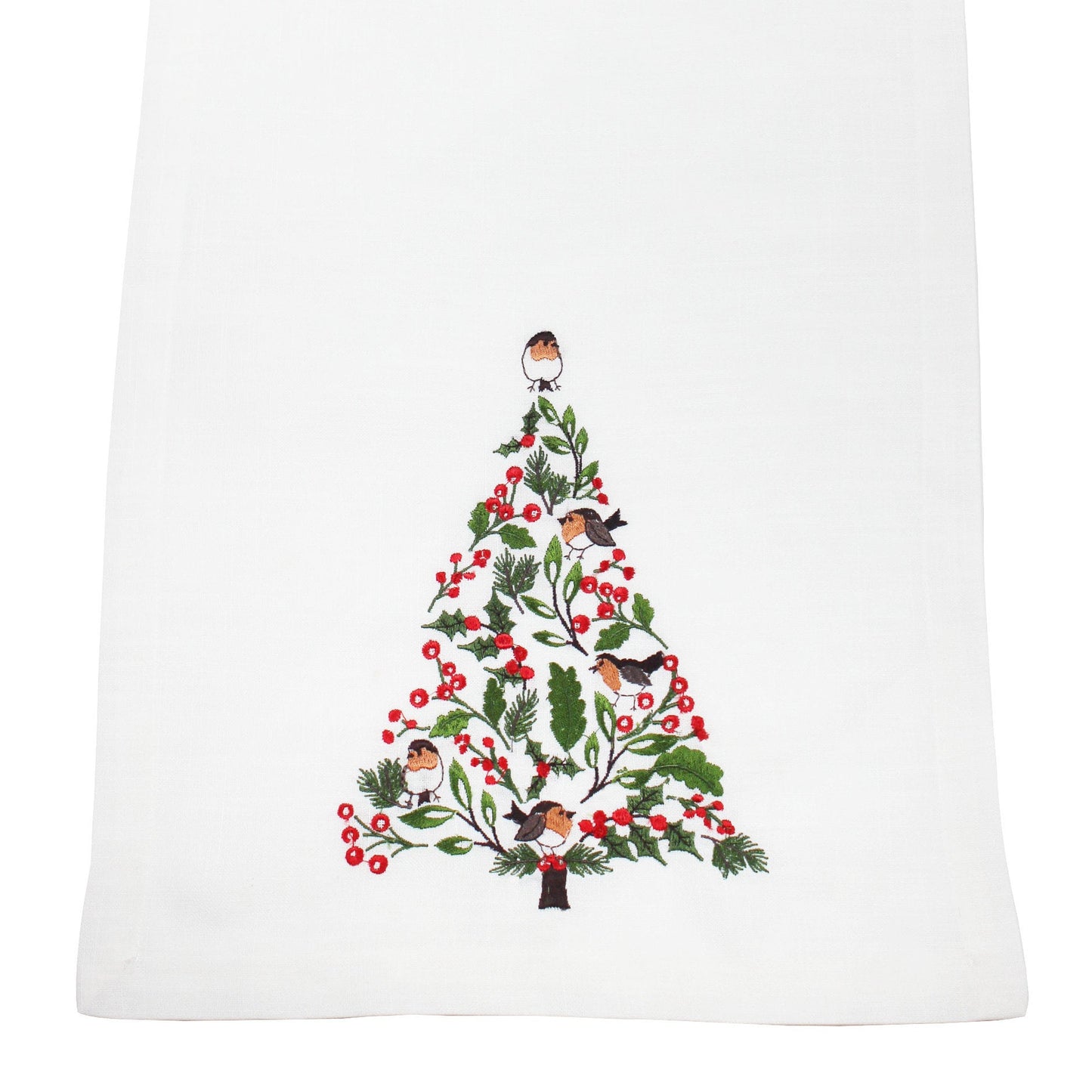Peggy Wilkins Robins Tree Christmas Table Runner