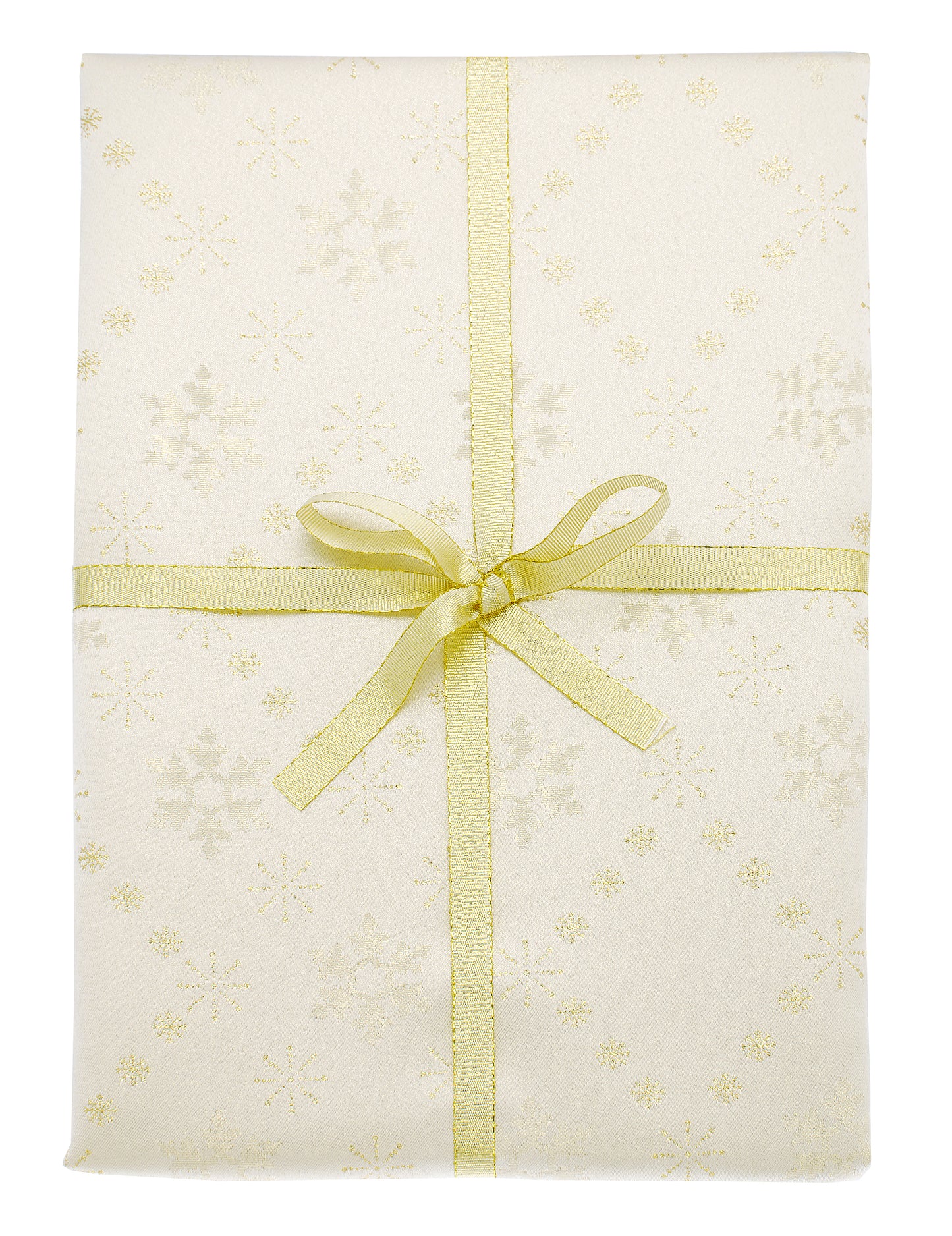 Walton and Co Gold Snowflake Sparkle Christmas Tablecloth 140cm x 140cm
