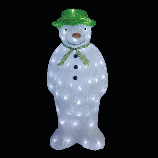 The Snowman Acrylic LED Decoration 55cms Outdoor Indoor