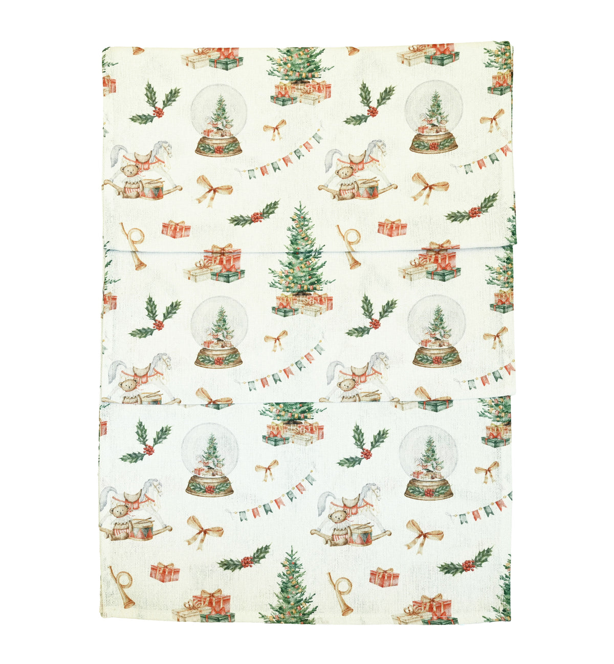 Walton and Co Vintage Christmas Table Runner 32cm x 220cm
