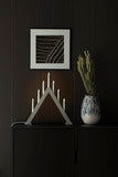 Konstsmide Candle Arch Grey Wood 7 Bulb Christmas Decoration