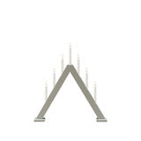 Konstsmide Candle Arch Grey Wood 7 Bulb Christmas Decoration