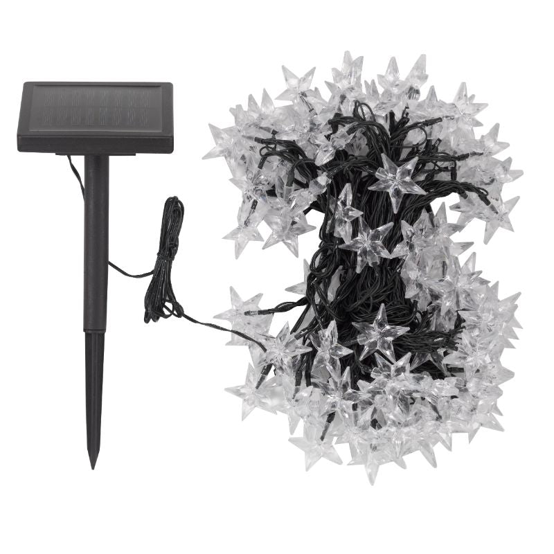 100 Star Solar Lights Multifunction 21.8m Ultra Bright